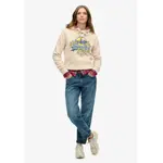 Худи Superdry Floral, бежевый - фото 5