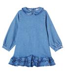 Джинсовое платье Luus с оборками Donsje, Vintage Blue - фото