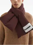 Дутый шарф JIL SANDER+, коричневый - фото 2