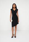 Платье KARL LAGERFELD DRAPED DRESS, Black - фото 2