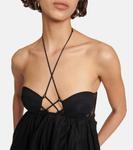 Мини-платье с вырезом Nensi Dojaka, черный - фото 4