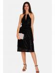 Платье до колена ASSUILI, черный - фото