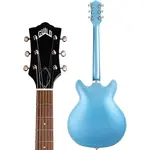 Гитара Guild Starfire I DC с грифом Guild Vibrato Tailpiece, полу-резонансная электрогитара, Pelham Blue - фото 4