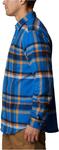 Columbia Pitchstone фланелевая рубашка утепленная, Bright Indigo Macro Multi - фото 3