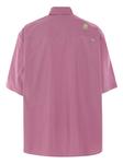 Хлопковая рубашка оверсайз от Martine Rose, розовый - фото 2