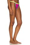 Низ бикини BEACH RIOT Becca Bikini Bottom, цвет Retro Brights Colorblock - фото 2