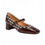 Туфли Echo&Yolo Mary Jane, темно-коричневый/черный/белый - фото 2