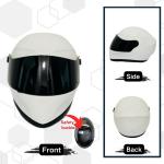 Шлем мотоциклетный Cat PUMEXFE, белый - фото 4