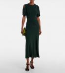 Бархатные сандалии Nomi 90 Malone Souliers, Emerald - фото 3