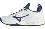 Mizuno Кроссовки унисекс, White/blue/gold - фото
