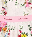 Цветочное платье Monnalisa, экрю - фото 3