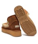 Зимние ботинки MOU Mini Eskimo Platform, кэмел - фото 4