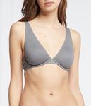 Бюстгальтер женский Dkny Sleepwear с формованной чашкой хлопковый, серый - фото