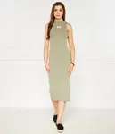 Платье с выстиранной резинкой Calvin Klein Jeans, зеленый - фото 3