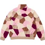 Supreme Велюровая куртка в стиле пэчворк, Black - фото 10