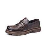 Мужские лоферы YEDANI черные/коричневые - фото 3