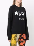 Толстовка с логотипом MSGM, черный - фото 3