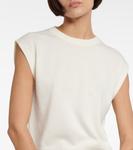 Жилет-свитер из кашемира Brunello Cucinelli, белый - фото 4