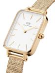 Наручные часы Quadro Pressed Evergold 20x26 мм Daniel Wellington, белый - фото 2
