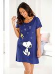 Peanuts Ночная рубашка темно-синего цвета - фото 4