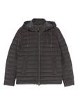 Стеганая куртка с капюшоном Herno, серый - фото