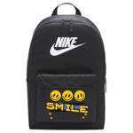 Nike Тканевый рюкзак Regular Unisex черный, Smiley Face Letter - фото