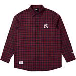 Рубашка унисекс New Era, Темно-красный - фото