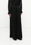 Брюки TOM TAILOR DENIM SHINY PALAZZO PANTS, Deep Black/Black - фото