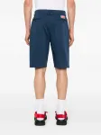 Шорты-бермуды с вышитым логотипом KENZO, синий - фото 4