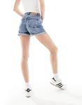 Удобные синие джинсовые шорты для мам ASOS DESIGN Tall - фото 3