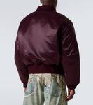 Бомбер с логотипом Acne Studios, Burgundy - фото 4