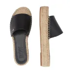 Кожаные тапочки Dkny, черный - фото 3