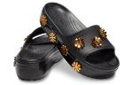 Шлепанцы женские черные Crocs - фото 4