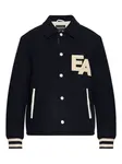 Куртка-бомбер с логотипом университета EMPORIO ARMANI, синий - фото