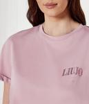 Футболка женская Liu Jo однотонная, розовый - фото 4