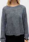 Джемпер Vero Moda PULLOVER AWUILDE, Medium Grey Melange/Dark Grey - фото 4