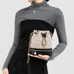 Сумка через плечо с белым алмазным узором CinvaiKrose - фото 8