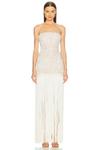 X Revolve платье "Mathilde" макси Michael Costello, ivory - фото 2