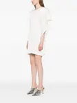 Платье мини с драпировкой STELLA MCCARTNEY, нейтральный - фото 3