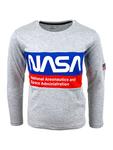Рубашка с длинным рукавом Nasa, серый - фото