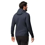 Флис Jack Wolfskin Baiselberg full zip, синий - фото 2