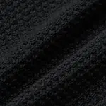 SS24 New York Yankees Вязаный свитер женский черный MLB - фото 7