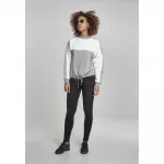 Футболка Urban Classics Oversized 2-Tone Stripe Crew, серый - фото 2