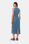 100% хлопок, джинсовое платье миди без рукавов Whistles, синий - фото 3