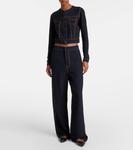 Кожаные балетки Alaïa, черный - фото 3