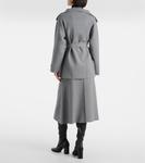 Реа пальто с поясом Max Mara, Grigio Chiaro - фото 3