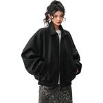 Парка Unisex Lapel Moderate NEVER RULE, черный (padded and thickened) - фото 6