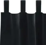 Плотные шторы , 2 шт., черные, 140 x 260 см, бархатные vidaXL - фото 5