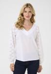 Блуза Cream, белый - фото