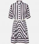 Мини-платье из хлопка в полоску Pippa Rebecca Vallance, Stripe - фото